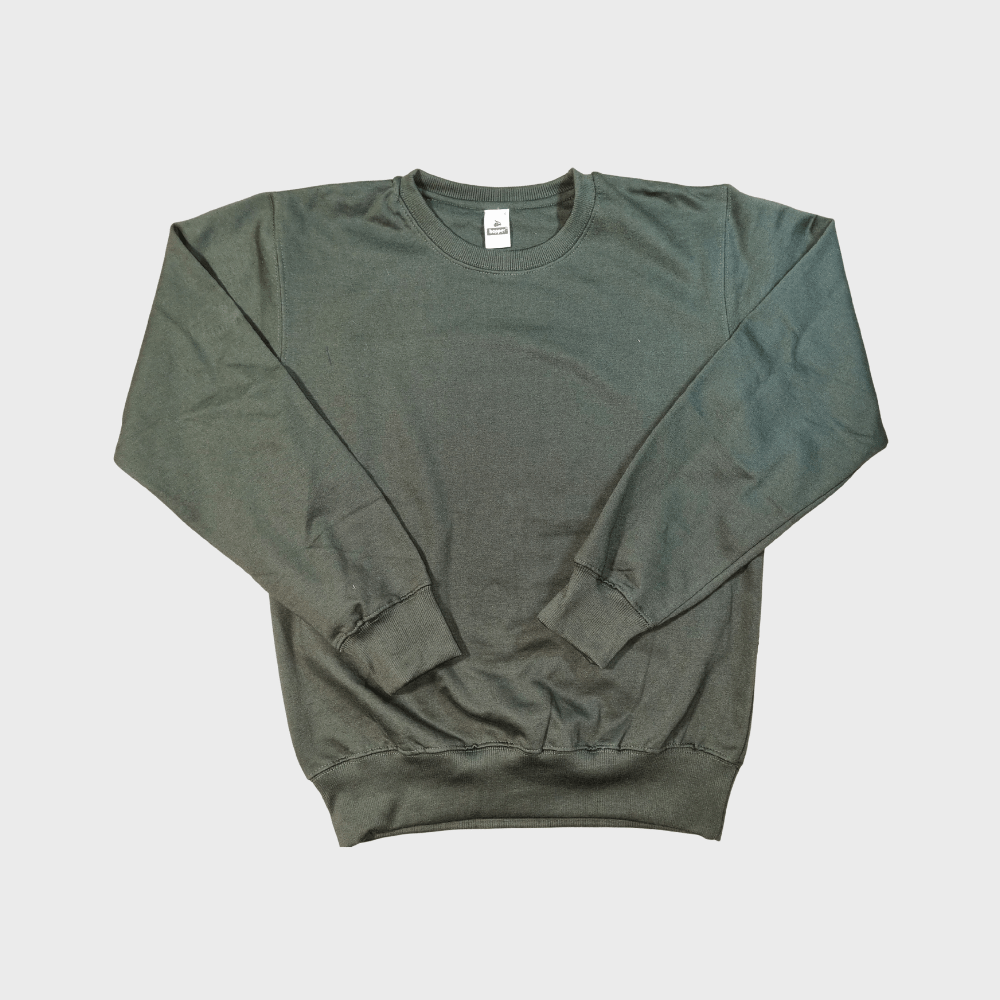 Unisex crew neck - olive